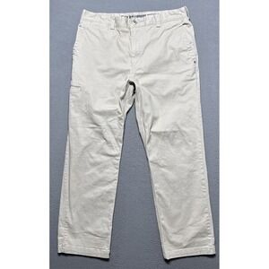 Duluth Flex Ballroom Khakis Relaxed Fit Pants Mens Sz 34x30 (34x28) Casual Chino